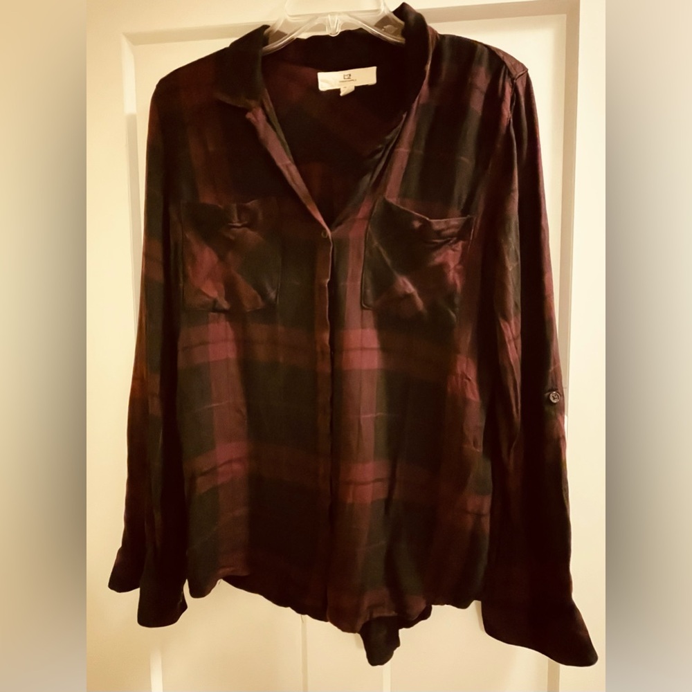 Thread & Supply Black / Burgundy Top